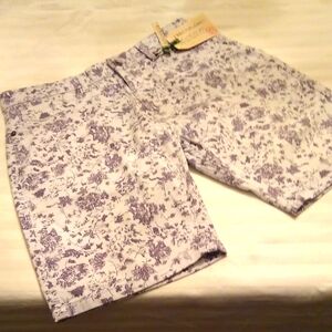 Free Planet Purple Floral Shorts